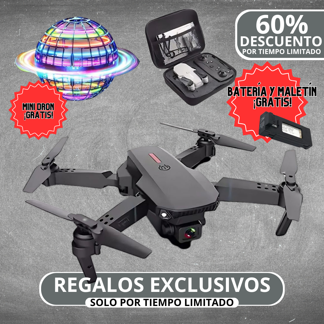 ¡SUPEROFERTA + REGALOS! - DRON W8 PRO MAX Doble cámara 4K | NextGadgetForYou