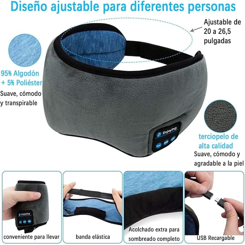Antifaz Bluetooth para Dormir | NextGadgetForYou