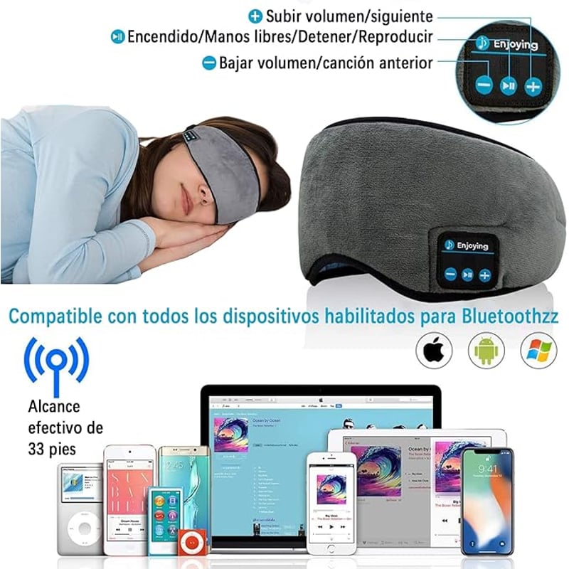 Antifaz Bluetooth para Dormir | NextGadgetForYou